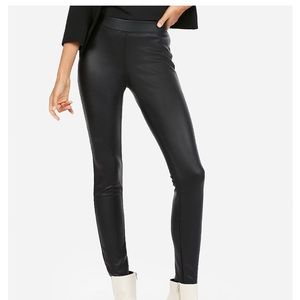 Faux vegan leather leggings